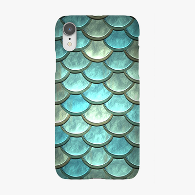 Tough iPhone XR  Phone Case - Dragon Scales Texture
