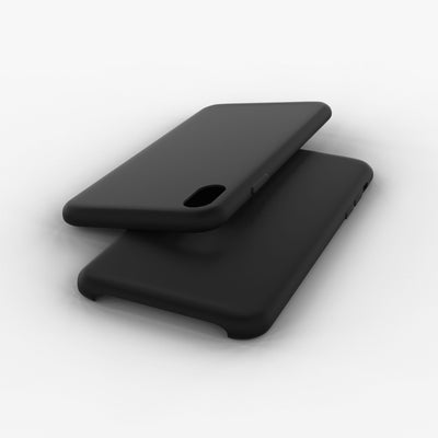 Attractive Liquid silicone case for iPhone XS MAX in black color