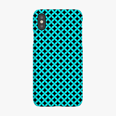Tough iPhone XS  Phone Case - Unique Geometric  Design