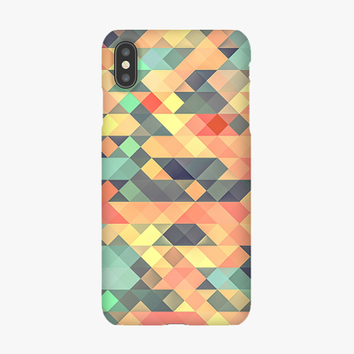 Tough iPhone XS Max  Phone Case - Panoramic Texture