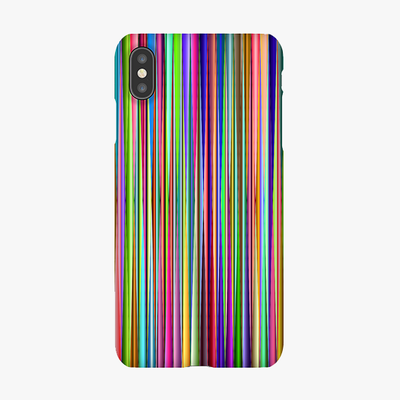 Snap iPhone XS Max  Phone Case - Stripes Vector