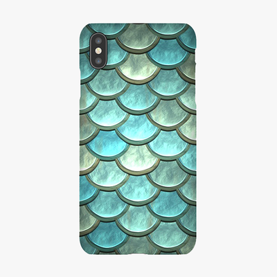 Tough iPhone XS Max  Phone Case - Dragon Scales Texture