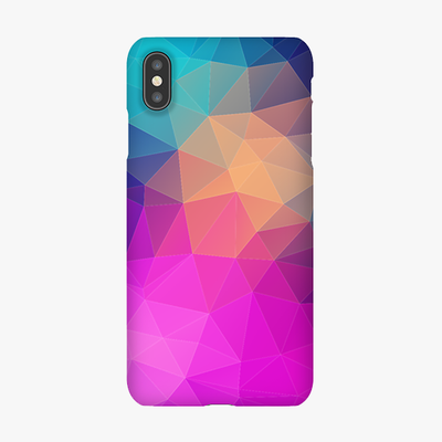 Snap iPhone XS Max  Phone Case - Triangular Polygons