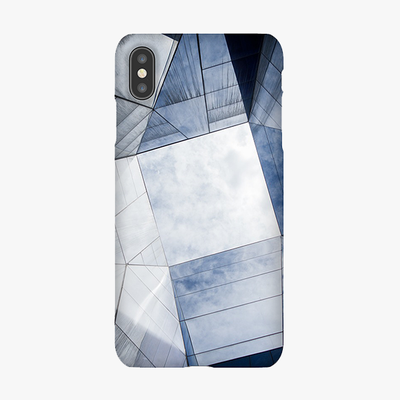 Tough iPhone XS Max  Phone Case - Black&White Shapes