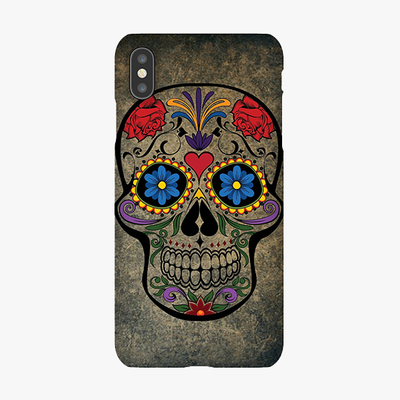 Tough iPhone XS Max  Phone Case - Skull  With Artwork