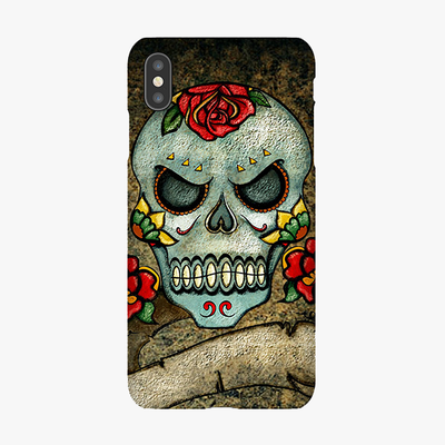 Snap iPhone XS Max  Phone Case - Unique Skull