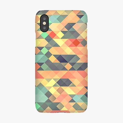 Tough iPhone XS  Phone Case - Panoramic Texture