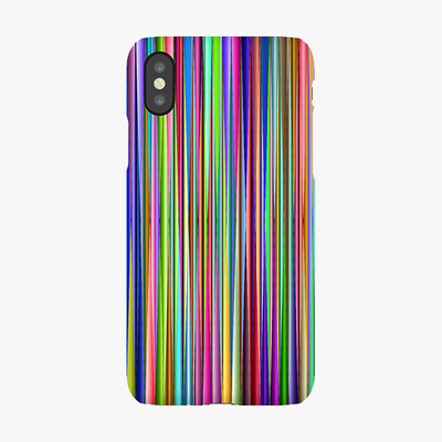 Snap iPhone XS  Phone Case - Stripes Vector
