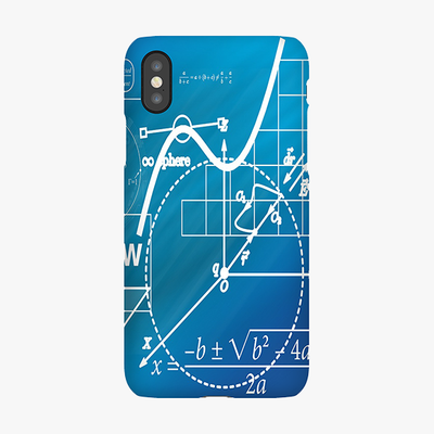 Snap iPhone XS  Phone Case - Geometirc diagrams