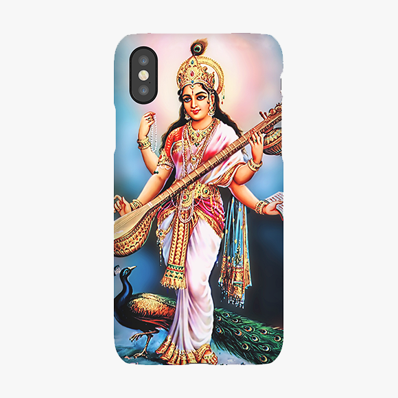 Tough iPhone XS  Phone Case - Goddess Saraswati