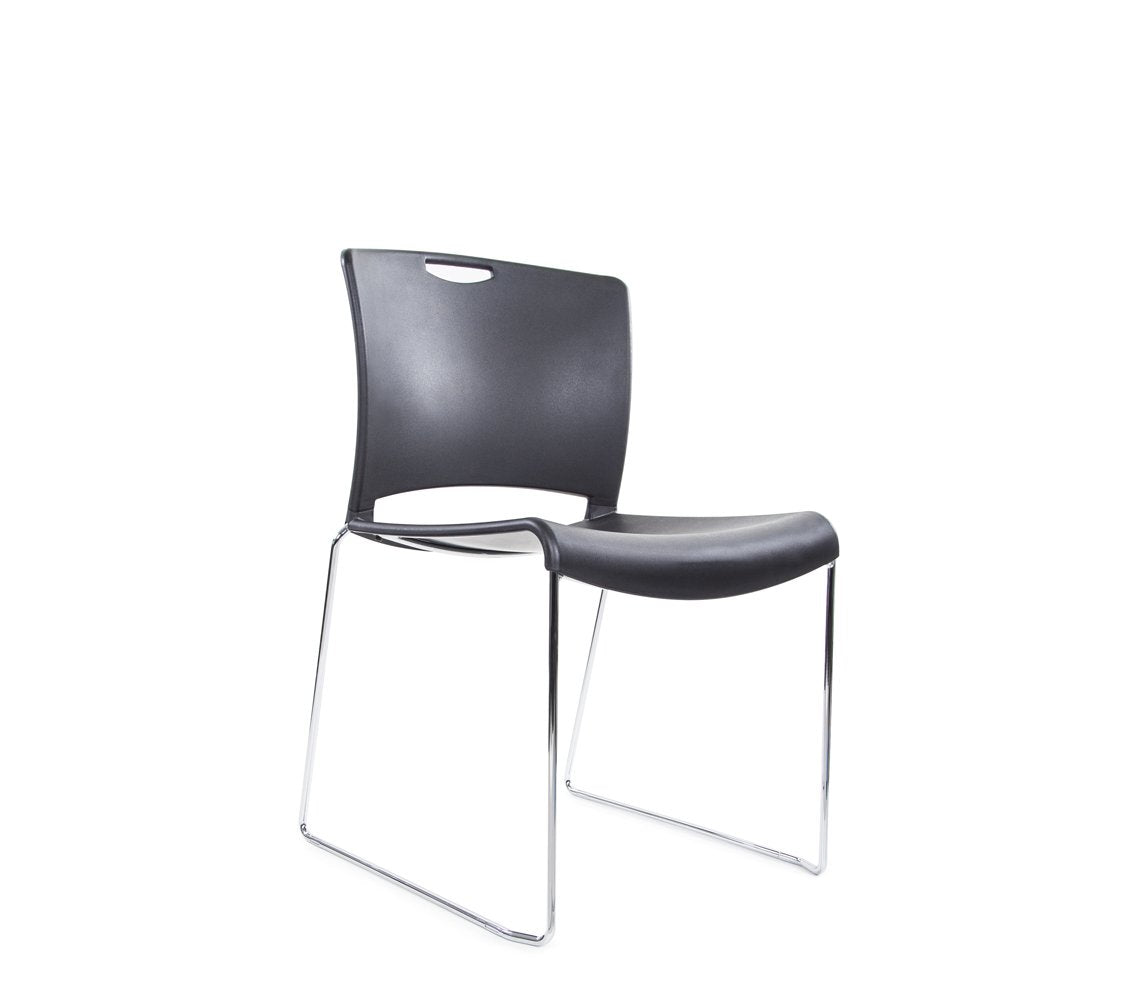 Kathy Visitor Plastic Back & Seat
Chrome Sled Legs