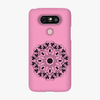 Tough LG G5  Phone Case - Mandala With Pink Background