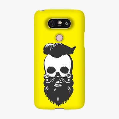 Snap LG G5  Phone Case - Skull With Beard And Mustache