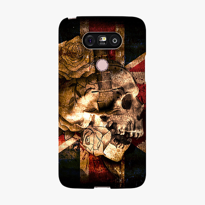 Snap LG G5  Phone Case - Skull With Union Jack British Flag