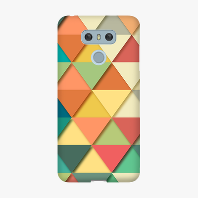 Snap LG G6  Phone Case - Colorful Triangles