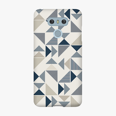 Tough LG G6  Phone Case - Triangle Pattern