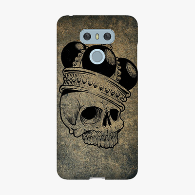 Snap LG G6  Phone Case - Skull  With Crown