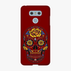 Tough LG G6  Phone Case - Skull Art With Brown Background