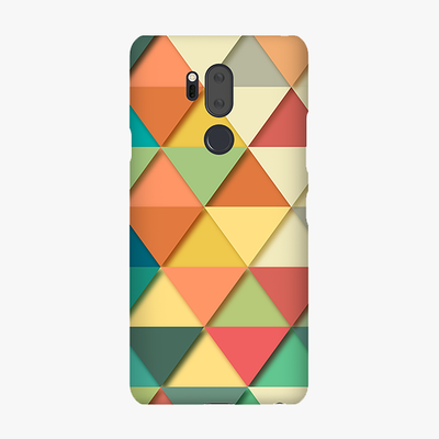 Snap LG G7  Phone Case - Colorful Triangles