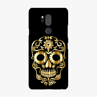 Snap LG G7  Phone Case - Golden Skull