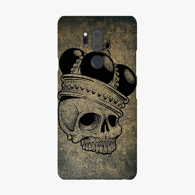 Snap LG G7  Phone Case - Skull  With Crown