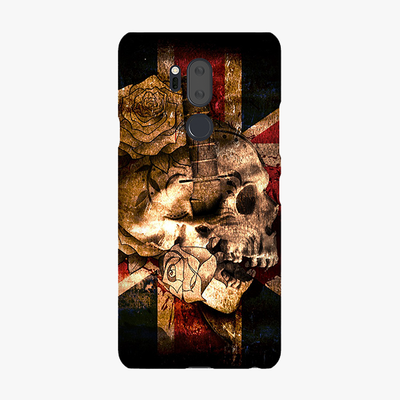 Snap LG G7  Phone Case - Skull With Union Jack British Flag