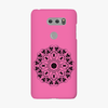 Tough LG V30 Phone Case - Mandala With Pink Background