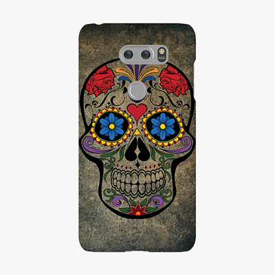 Tough LG V30 Phone Case - Skull  With Artwork