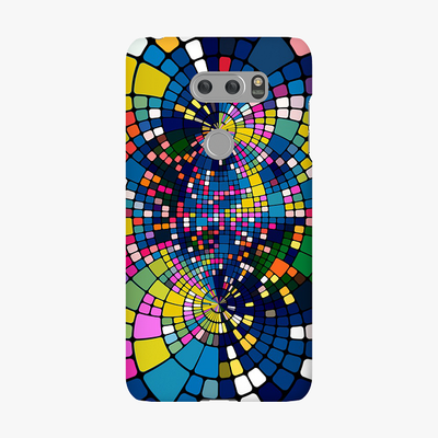 Tough LG V30 Phone Case - Colorful Geometric