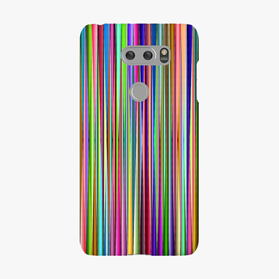 Snap LG V30 Phone Case - Stripes Vector