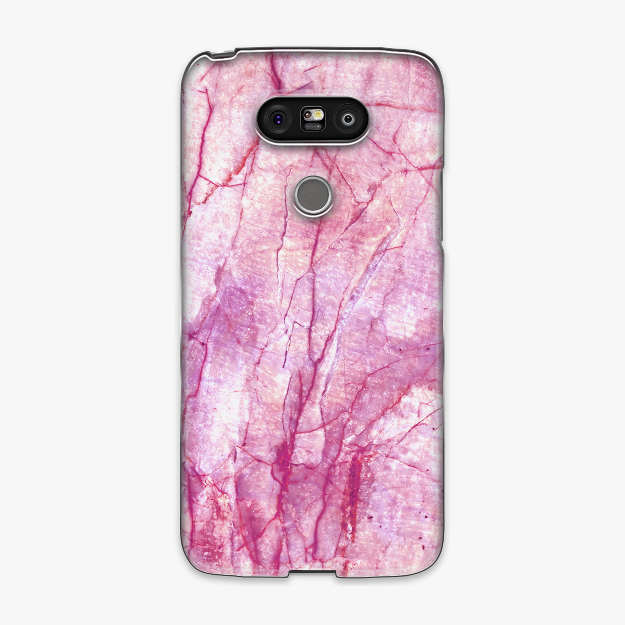 Tough - Phone Case with Pink Marble