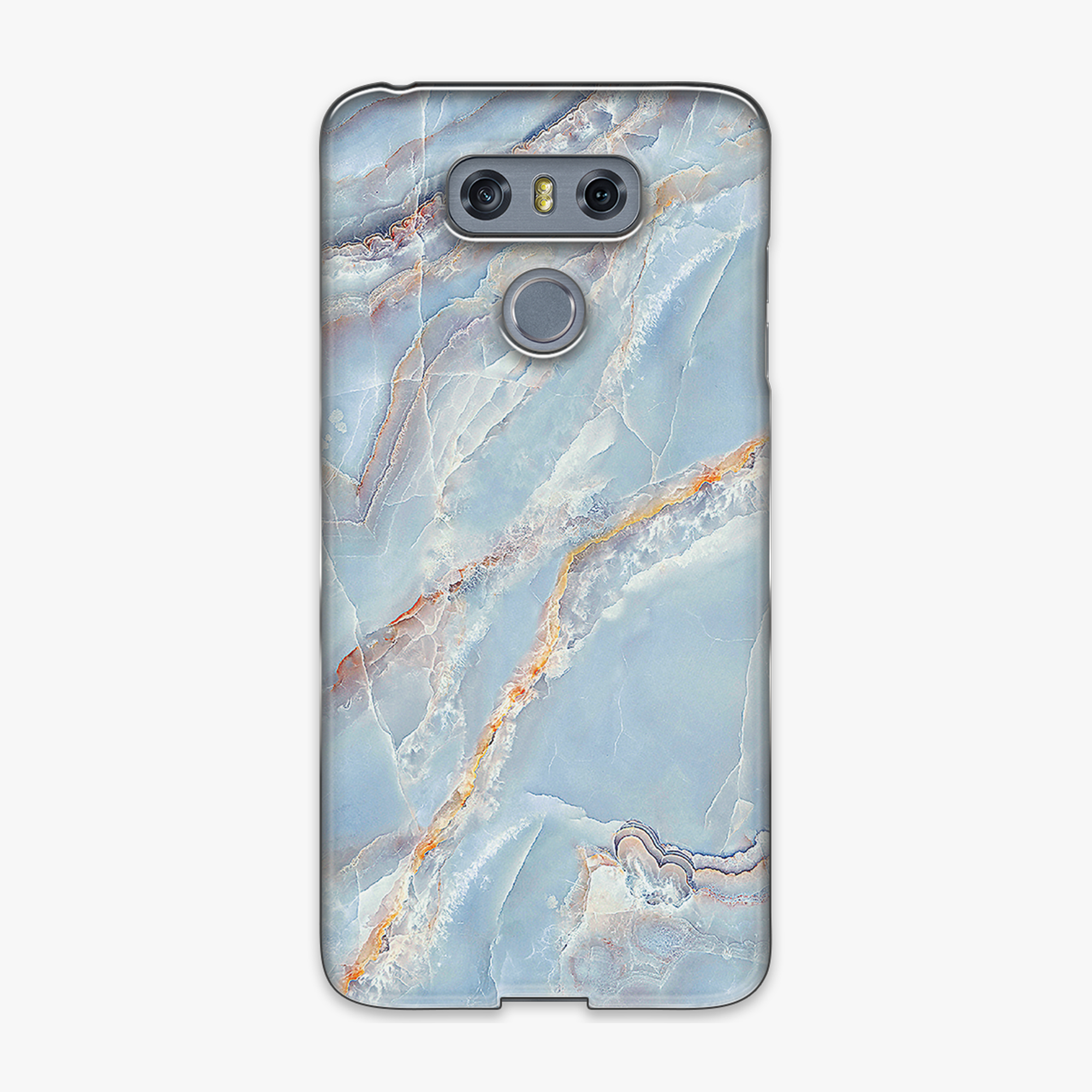 Snap - Phone Case with Blue Pastel Marble