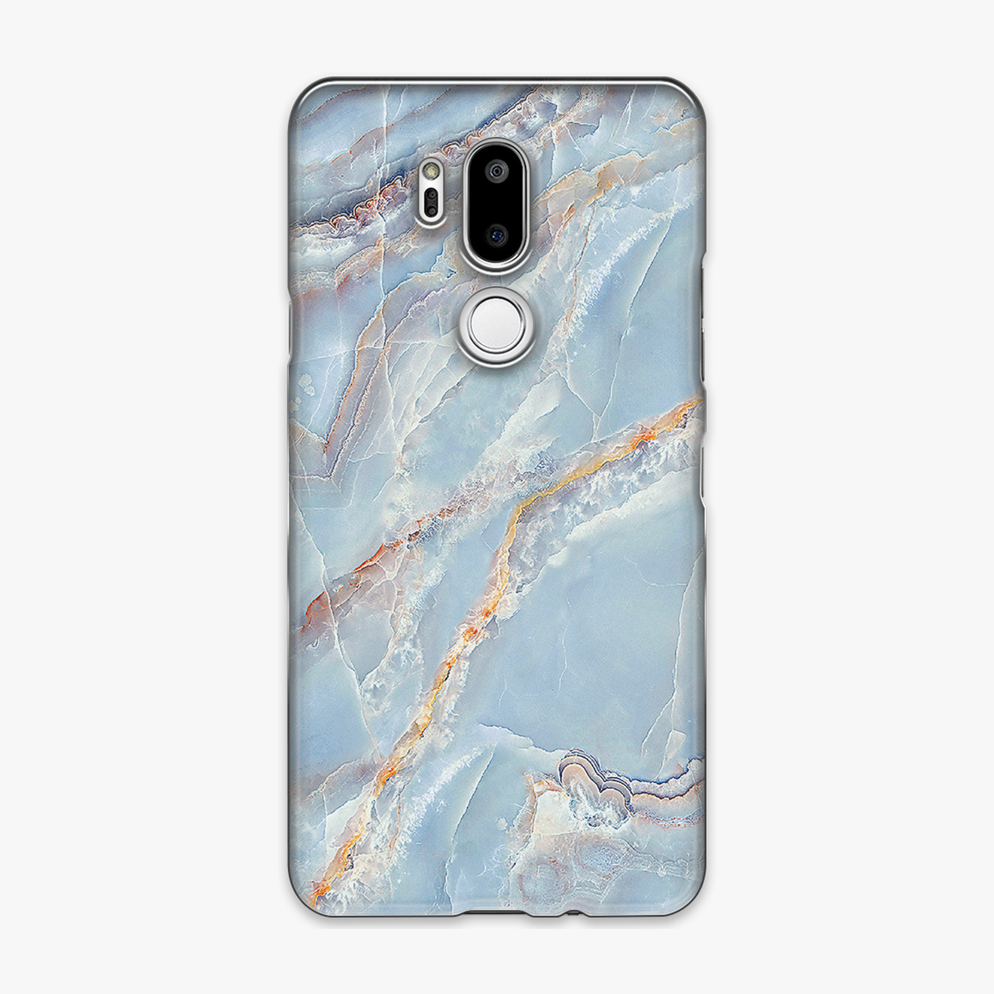 Snap - Phone Case with Blue Pastel Marble