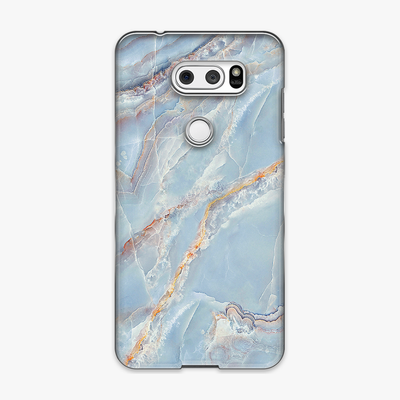 Snap - Phone Case with Blue Pastel Marble