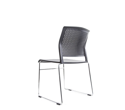 Lily Visitor Plastic Mesh Back & Plastic Seat