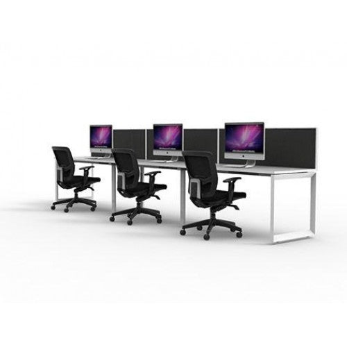 Gen-O Side by Side Workstation - 3 Person (Frame Only)