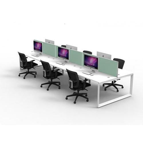 Gen-O Back to Back Worktop - 6 Person (Frame Only)