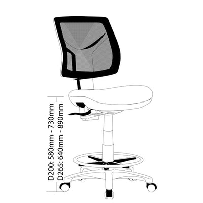 AVOCA Mesh Low Back Office Chair