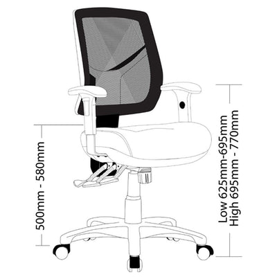 CHELSEA Mesh High Back Office Armchair