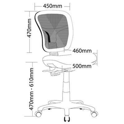 ECOTECH MESH Mesh Low Back Office Chair