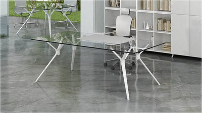 Forza Executive Glass Desk