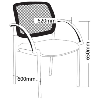 MAXI Low Back Visitor Armchair