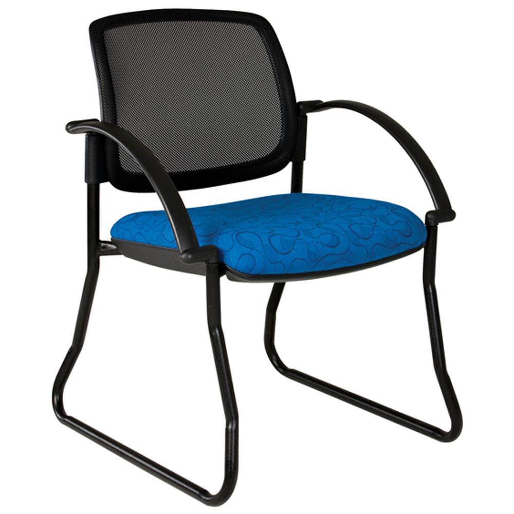 MAXI SLED Mesh Low Back Visitor Armchair