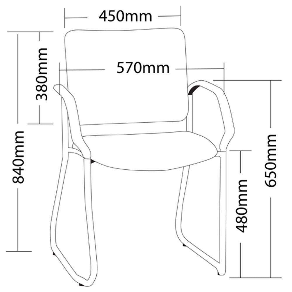 VERA Low Back Visitor Armchair