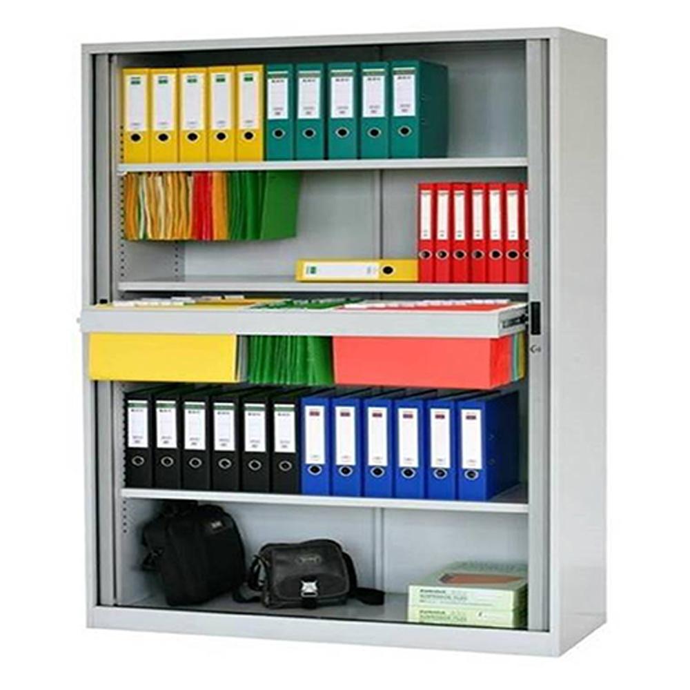 Tambour door cabinet (Four Shelves)
