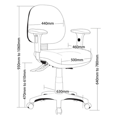 PRESTIGE Low Back Office Armchair