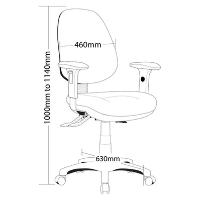 P350 High Back Office Armchair