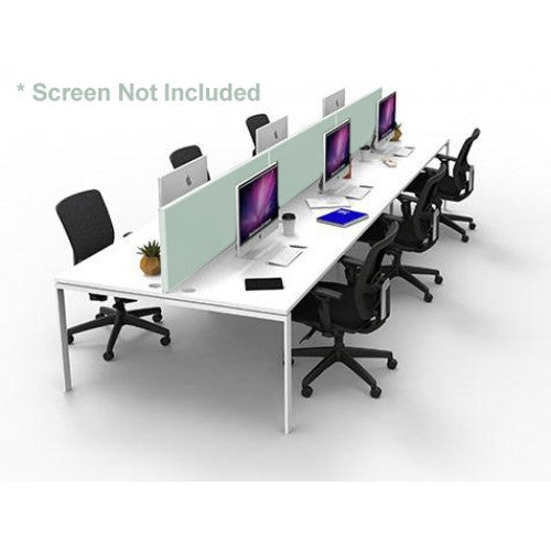 Gen-O Back to Back Worktop - 8 Person (Frame Only)