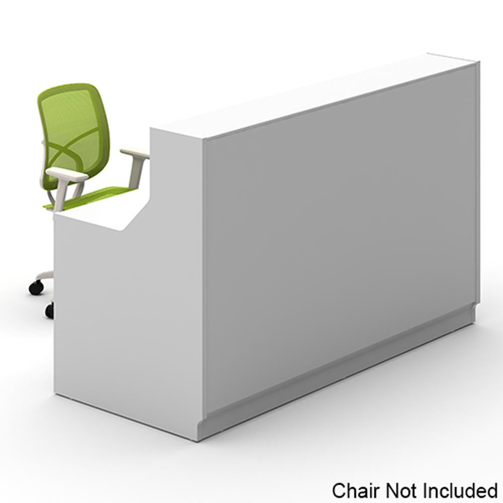 Roma White Reception Counter