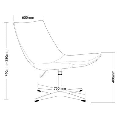 RIDGE Lounge Low Back Visitor Chair